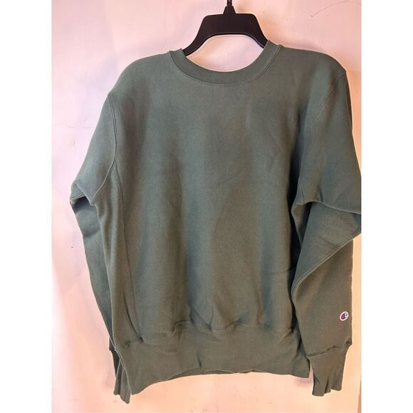 Champion reverse weave sweatshirt green medium m USA rn#26094 - Picture 2 of 7